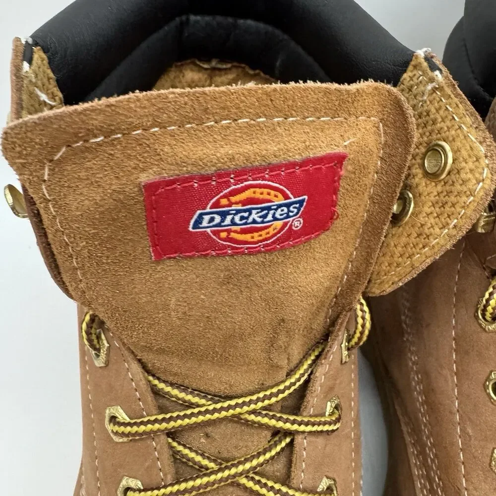 Dickies DW7322 Work Boots Mens 13M Leather Lace-Up Safety Shoes ASTM F2413-05 EH